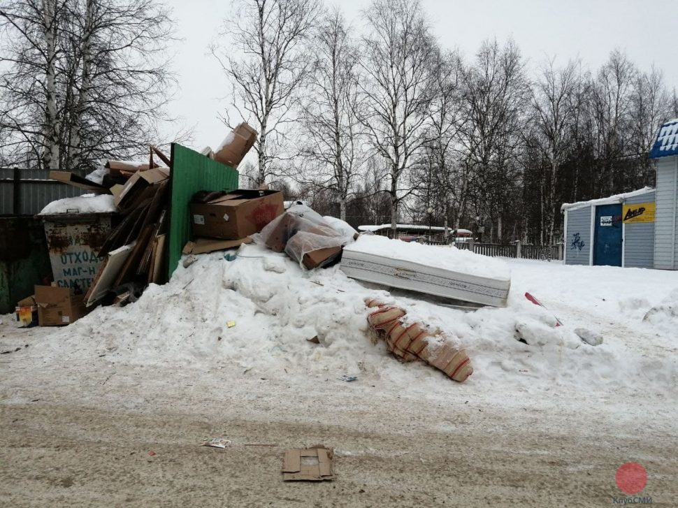В Северодвинске у детского сада «Малиновка» образовалась несанкционированная свалка
